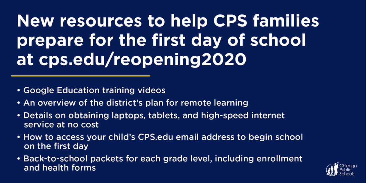 New resources to help CPS families prepare for the first day of school